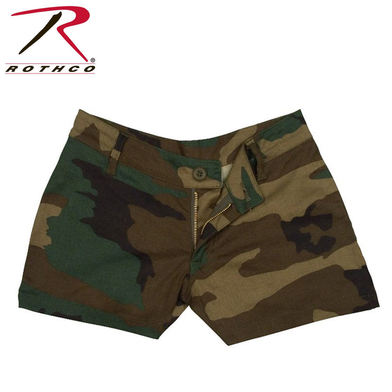 3376 Rothco Womens Shorts - Woodland Camo