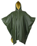 3624 Rothco Reversible Rubberized Poncho - Olive Drab/yellow