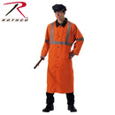 3889 Rothco Reversible Reflective Rain Parka - Black / Orange