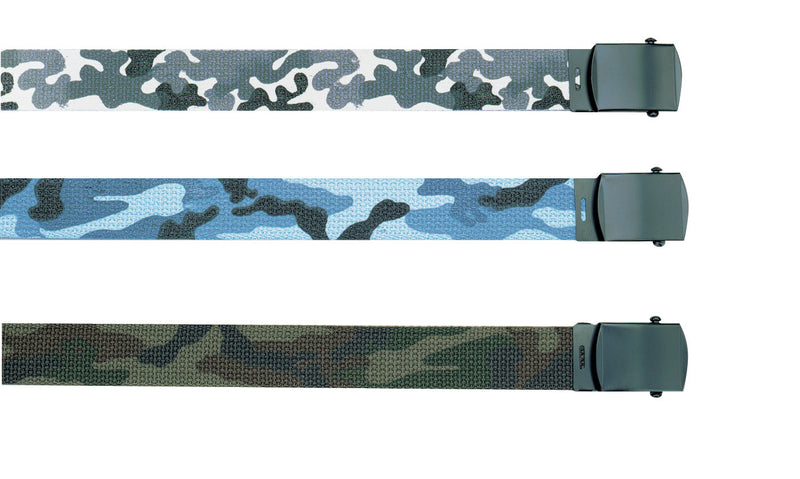 4178 / 4187 / 4278 Rothco Olive Drab/camo Reversible Web Belt