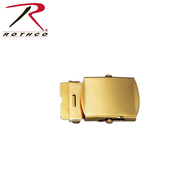 4406 Rothco Solid Brass Web Belt Buckle
