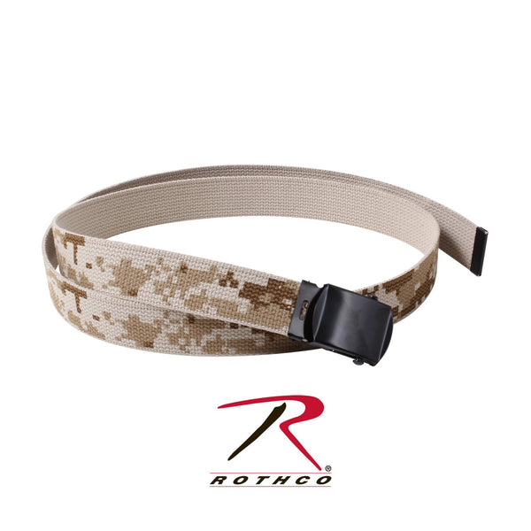 4682 Rothco Desert Digital Camo/Tan Reversible Web Belts