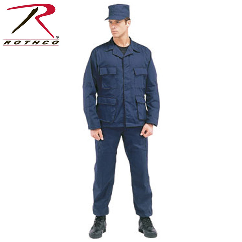 5929 Rothco Navy Blue 100% Cotton Rip- Stop B.D.U. Pants