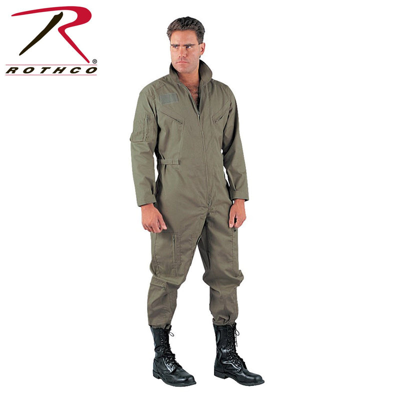7508 Rothco Khaki Long Sleeve Flightsuits