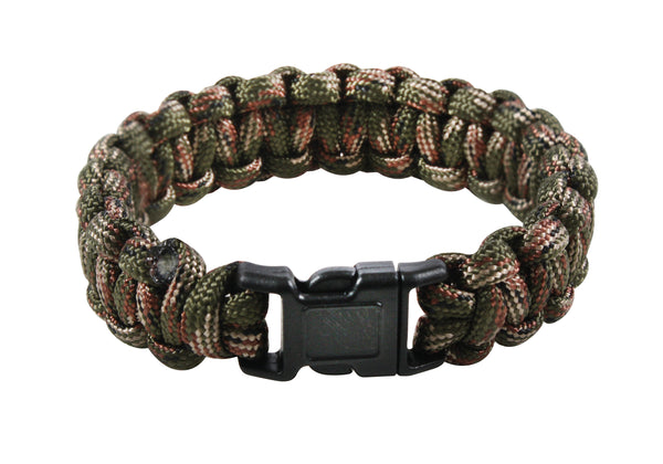933 Rothco Paracord Bracelet - Green Camo