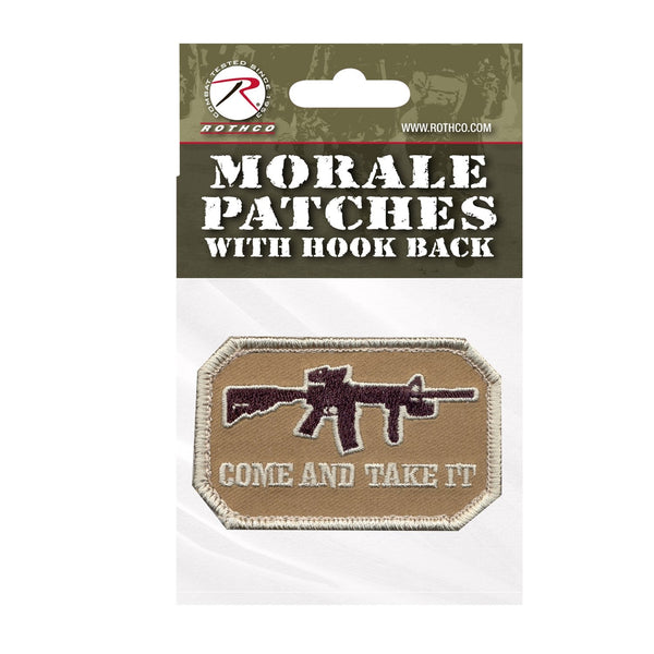 P72196 Rothco Come and Take It Morale Patch - Bulk Packaging