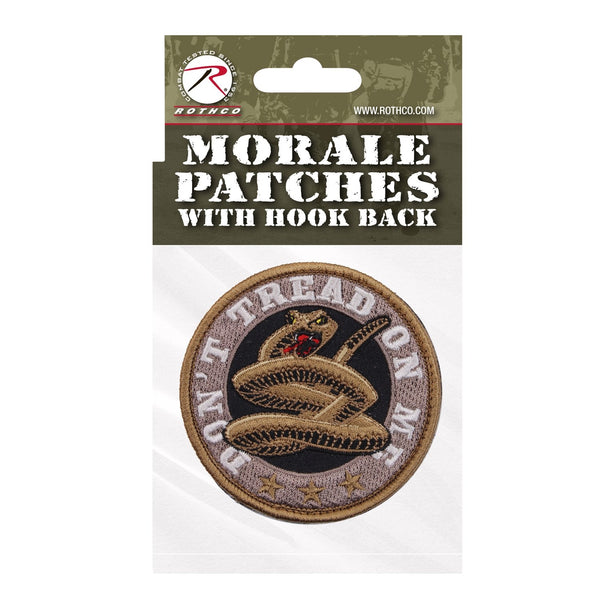 P73193 Rothco Don't Tread On Me Round Morale Patch - Header Card