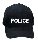 9283 Rothco Black w/White Police Supreme Low Profile Insignia Cap