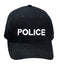 9283 Rothco Black w/White Police Supreme Low Profile Insignia Cap