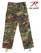 2941 Rothco Relaxed Fit Zipper Fly Woodland Camouflage Fatigue Pants