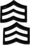Tactical365Â® Pair of Sergeant Rank Insignia Pins for Police or Military