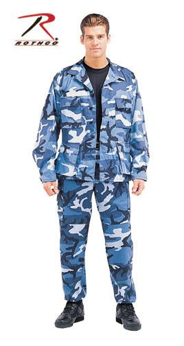 7882 Rothco Color Camo Tactical BDU Pants - Sky Blue Camo
