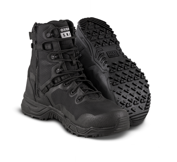 Original SWAT Alpha Fury 8" Side Zip Safety Tactical Men's Boot