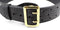 Sam Browne 2 1/4 in Wide Duty Belt - Choice of Basket Weave - Plain - Nickel or Brass Buckle