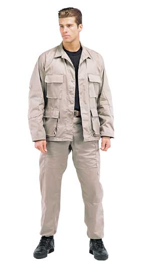 7901 Rothco Tactical BDU Pants - Khaki - All Length