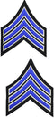 Tactical 365Â® Operation First Response Pair of Sergeant Rank Uniform Chevron Emblem Patches