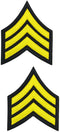 Tactical 365Â® Operation First Response Pair of Sergeant Rank Uniform Chevron Emblem Patches