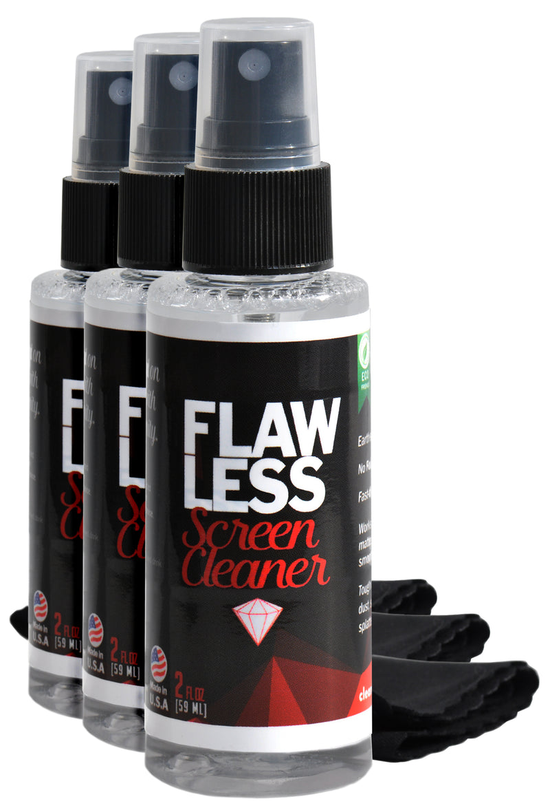 Clean Flawless Eco-Friendly Screen Cleaner | Dries Fast and Streak Free