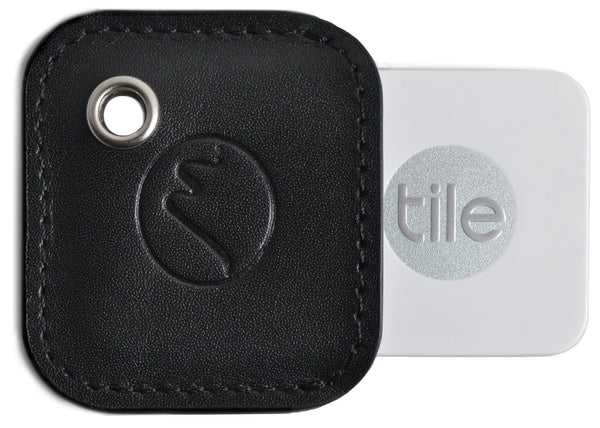 Tile Mate Cover with Keychain - Vegan Leather Design Key Fob Case for 2nd Gen Tile Phone and Item Finder