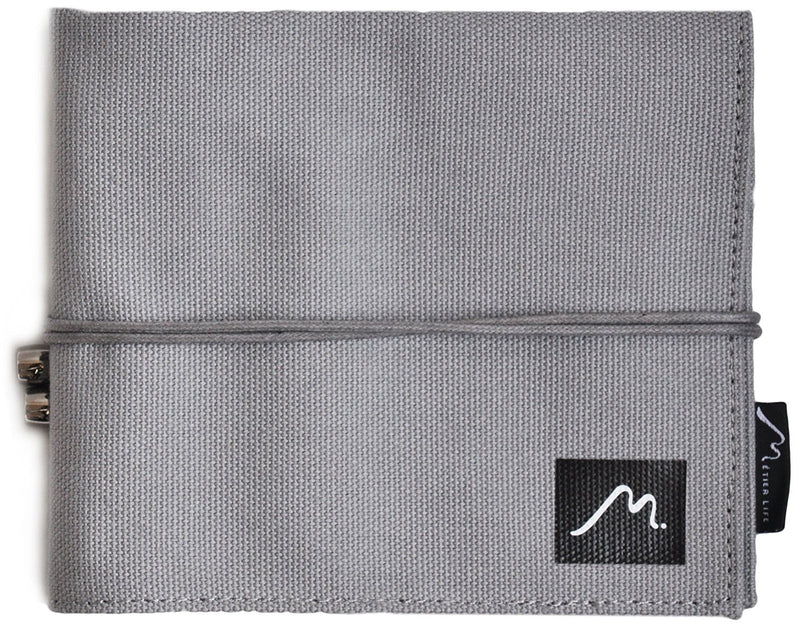 Metier Life Watch Roll for Travel Storage made w/ Soft Vegan Suede & Canvas
