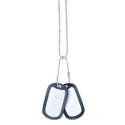 8390 Rothco Black Dog Tag Silencers