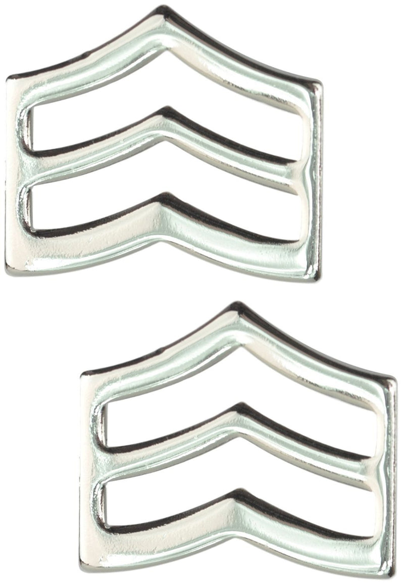 Tactical365Â® Pair of Sergeant Rank Insignia Pins for Police or Military
